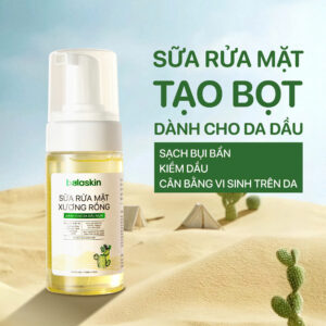 Sữa Rửa Mặt Xương Rồng BalaSkin Cho Da Dầu & Da Mụn